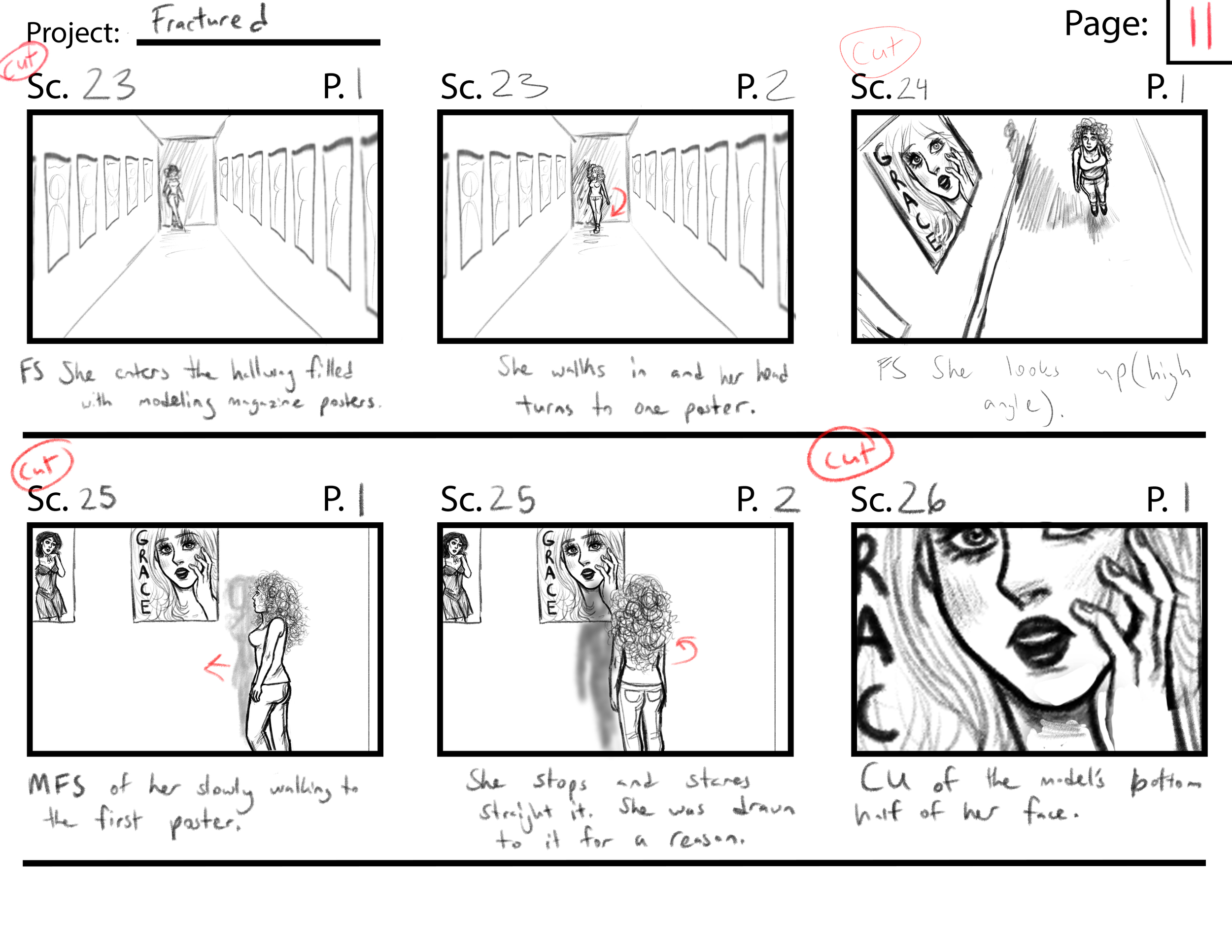 Fractured Page 11//  Program: Clip Studio Paint Ex//  Year: 2026
