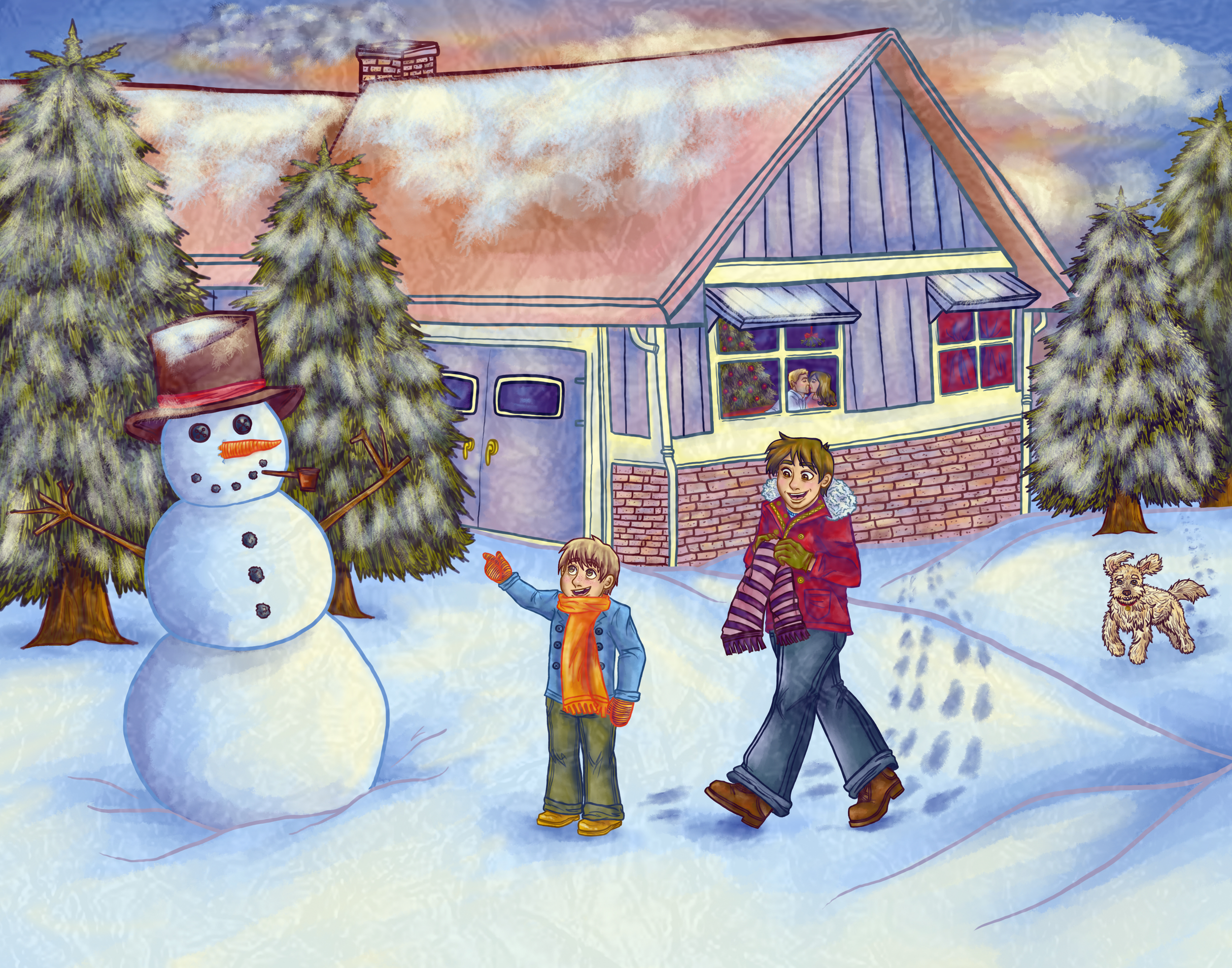 Winter Wonderland Version 2//  Program: Adobe Photoshop//  Year: 2026