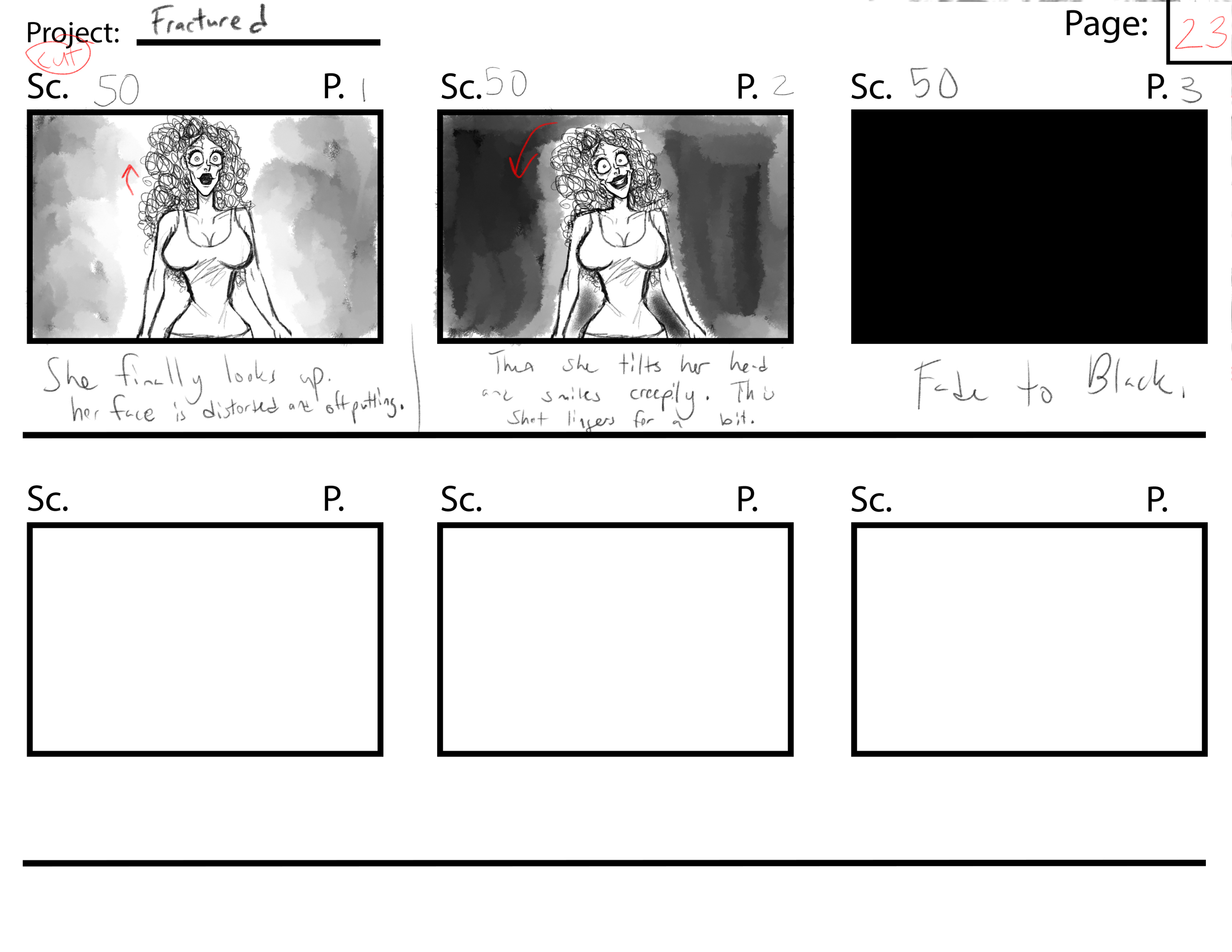 Fractured Page 23//  Program: Clip Studio Paint Ex//  Year: 2026