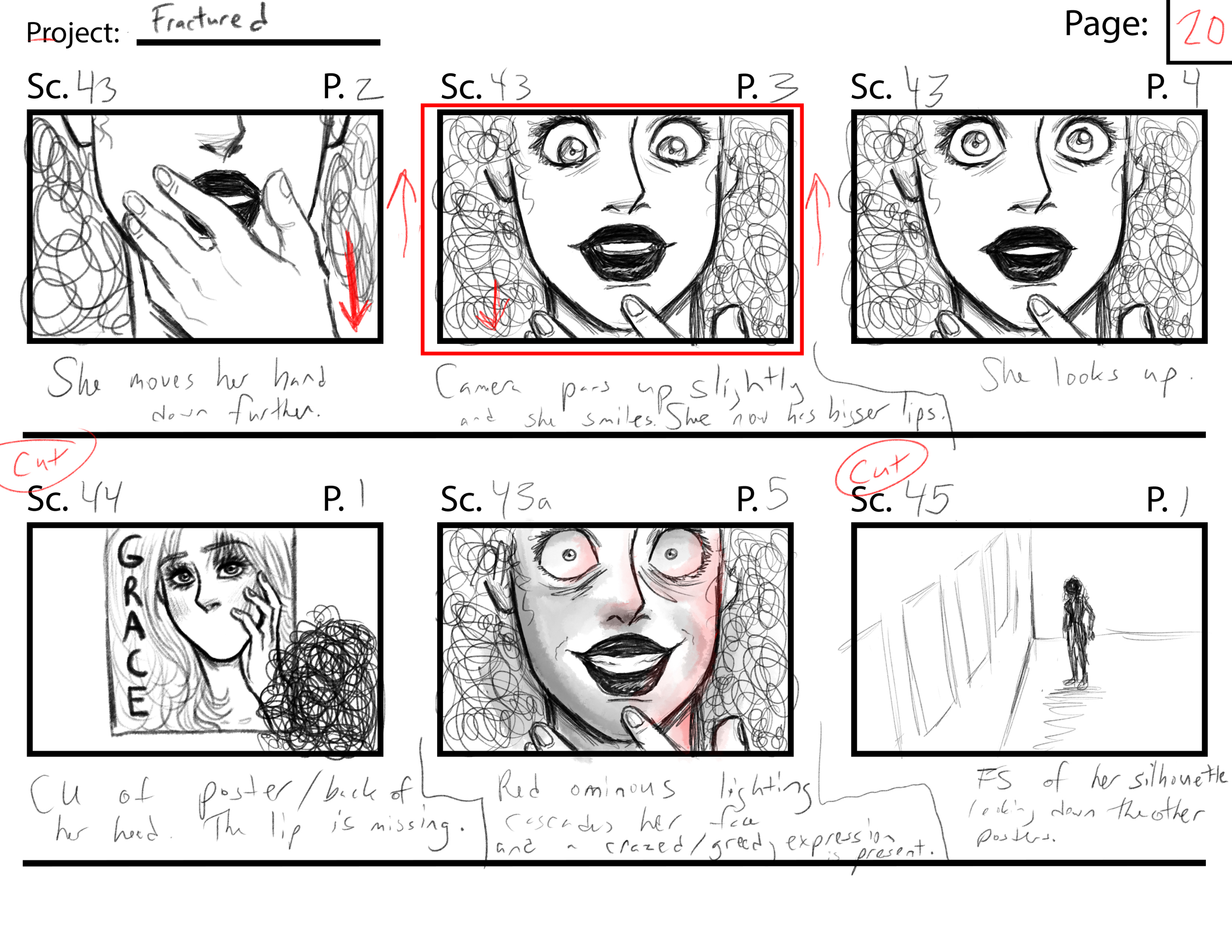Fractured Page 20//  Program: Clip Studio Paint Ex//  Year: 2026