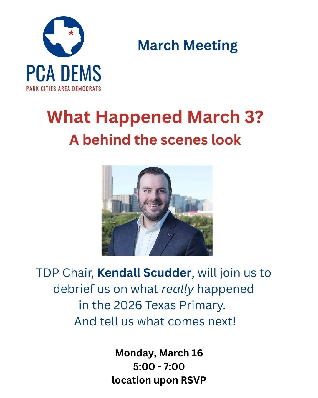 March Meeting: What really happened in the Democratic Primary?