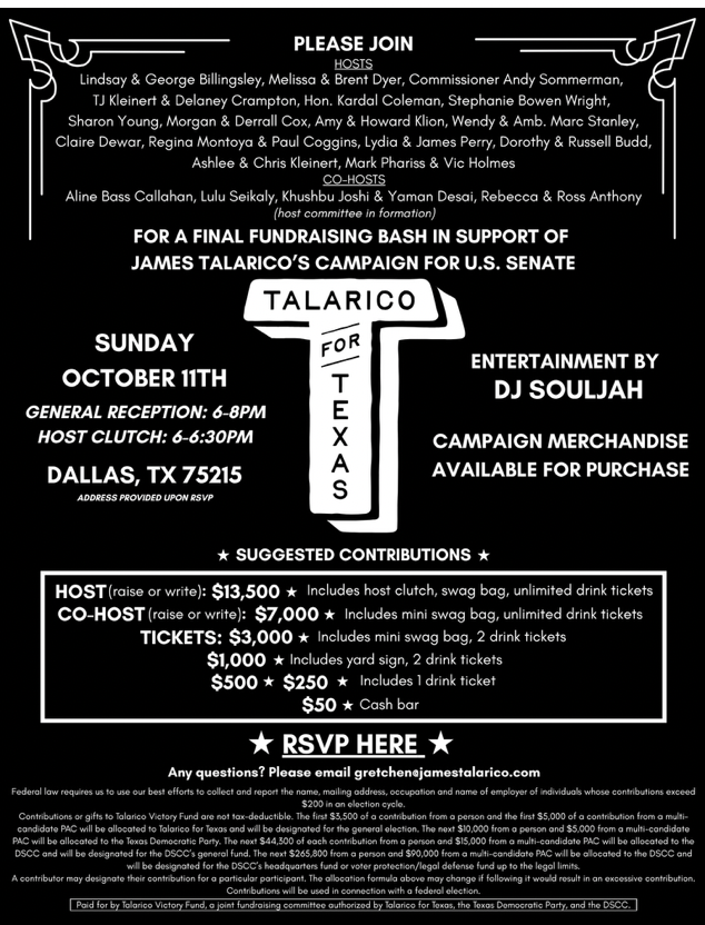 Fundraising Bash for James Talarico