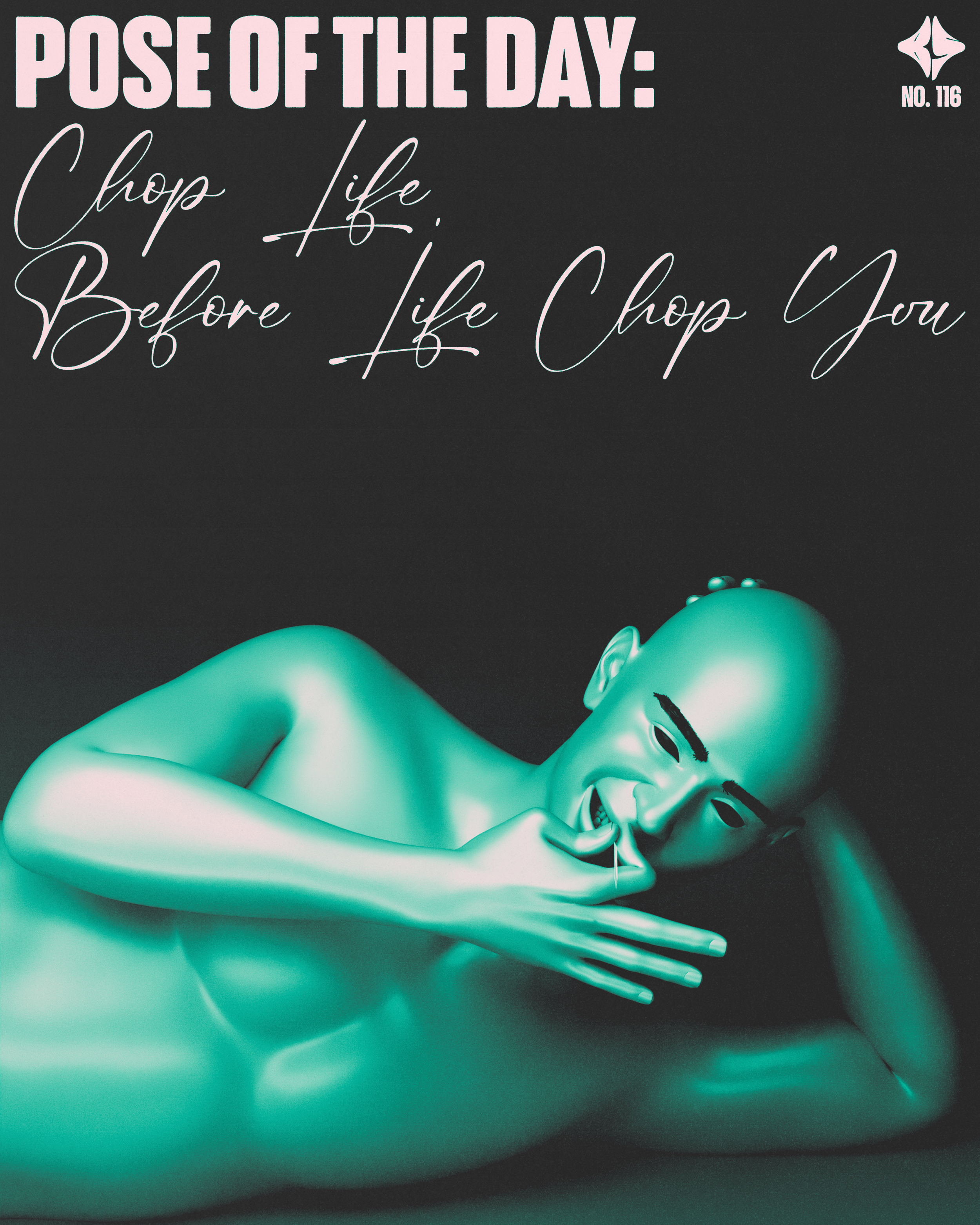[116] Chop Life Before Life Chop you 20x25cm