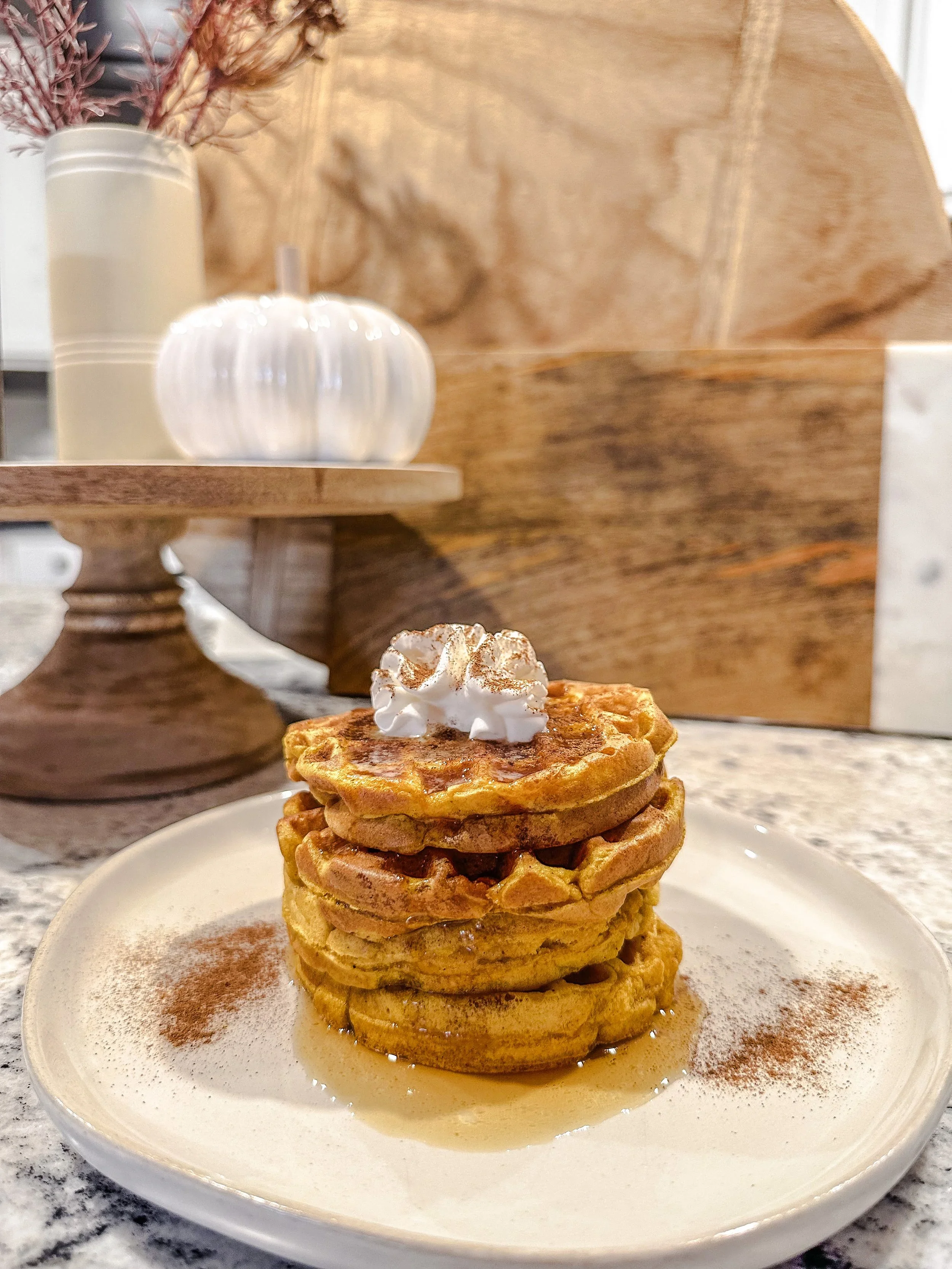 PUMPKIN WAFFLES