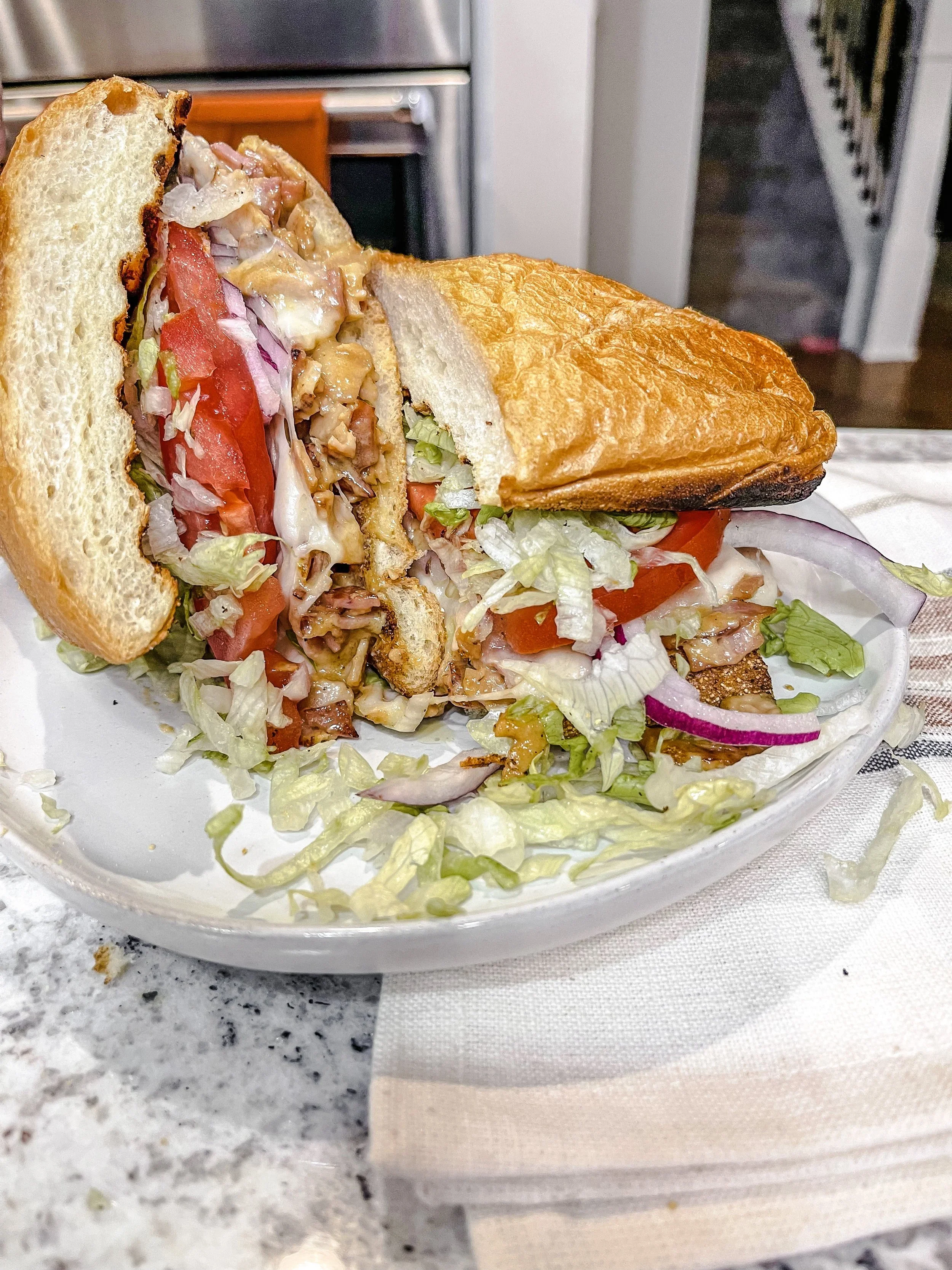Chicken Cordon Bleu Sandwich