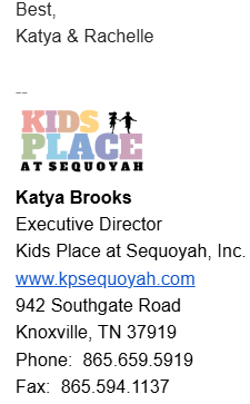 Logo in the email signature