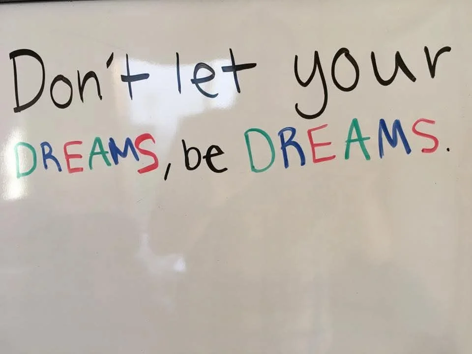 Don’t Let Your Dreams, Be Dreams