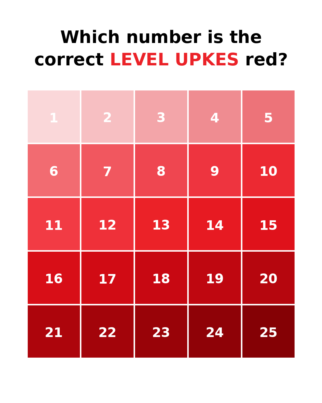 Which one is our signature red?