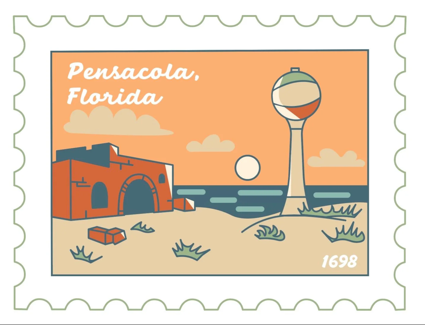 Florida Landmark Stamp Collection