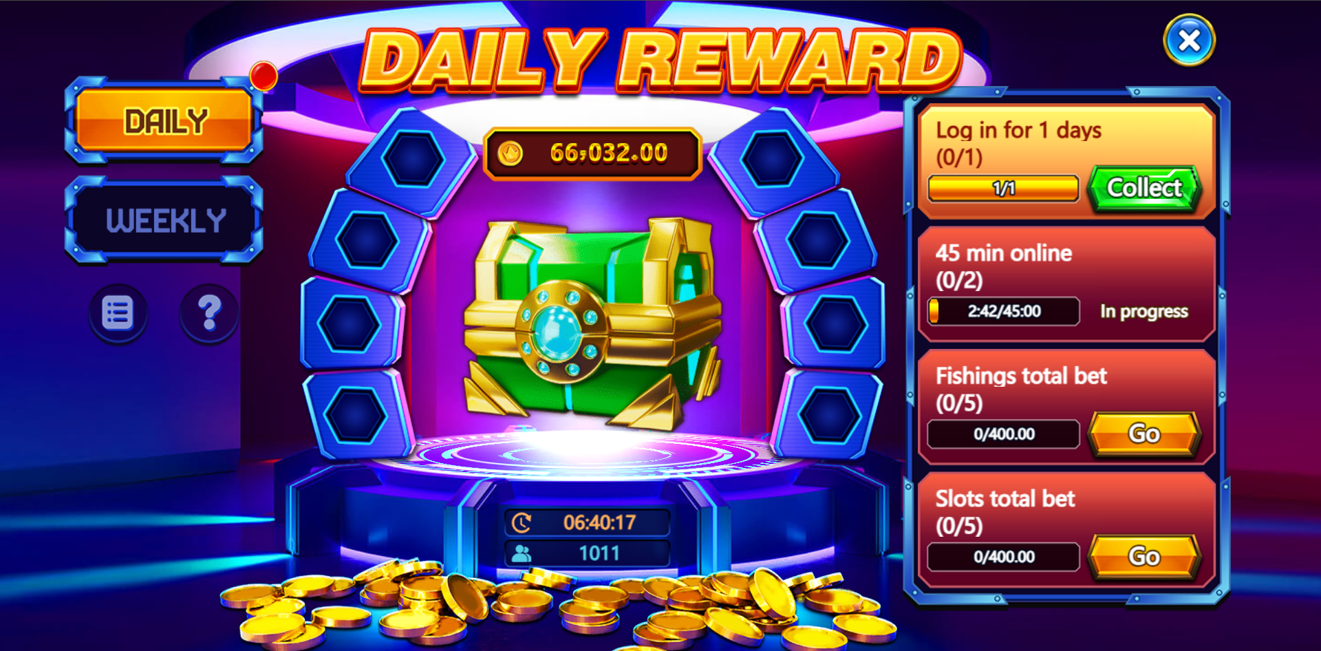 Ultra Panda | Daily Rewards