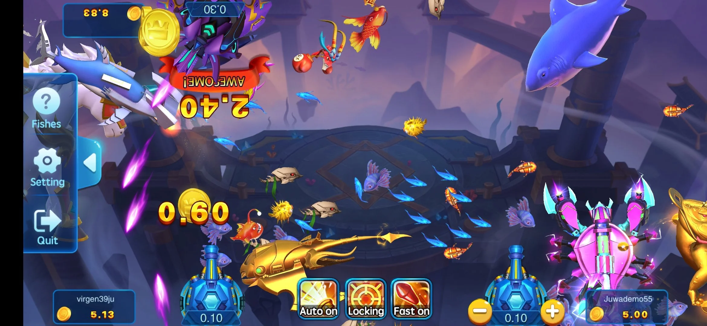 Juwa Deep Blue Sea | Fishing Game 