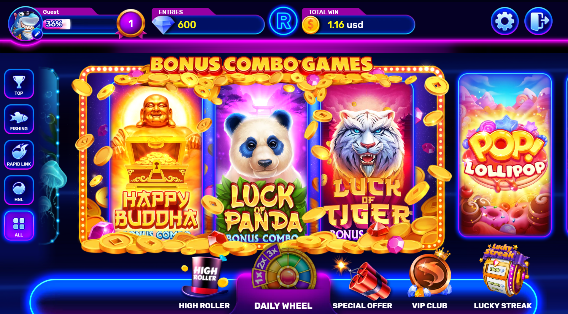 River - Bonus Games 