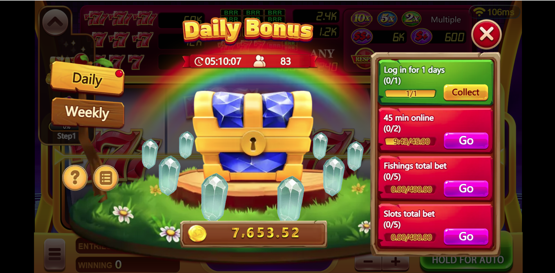 Acebook 777 Crazy Daily Bonus