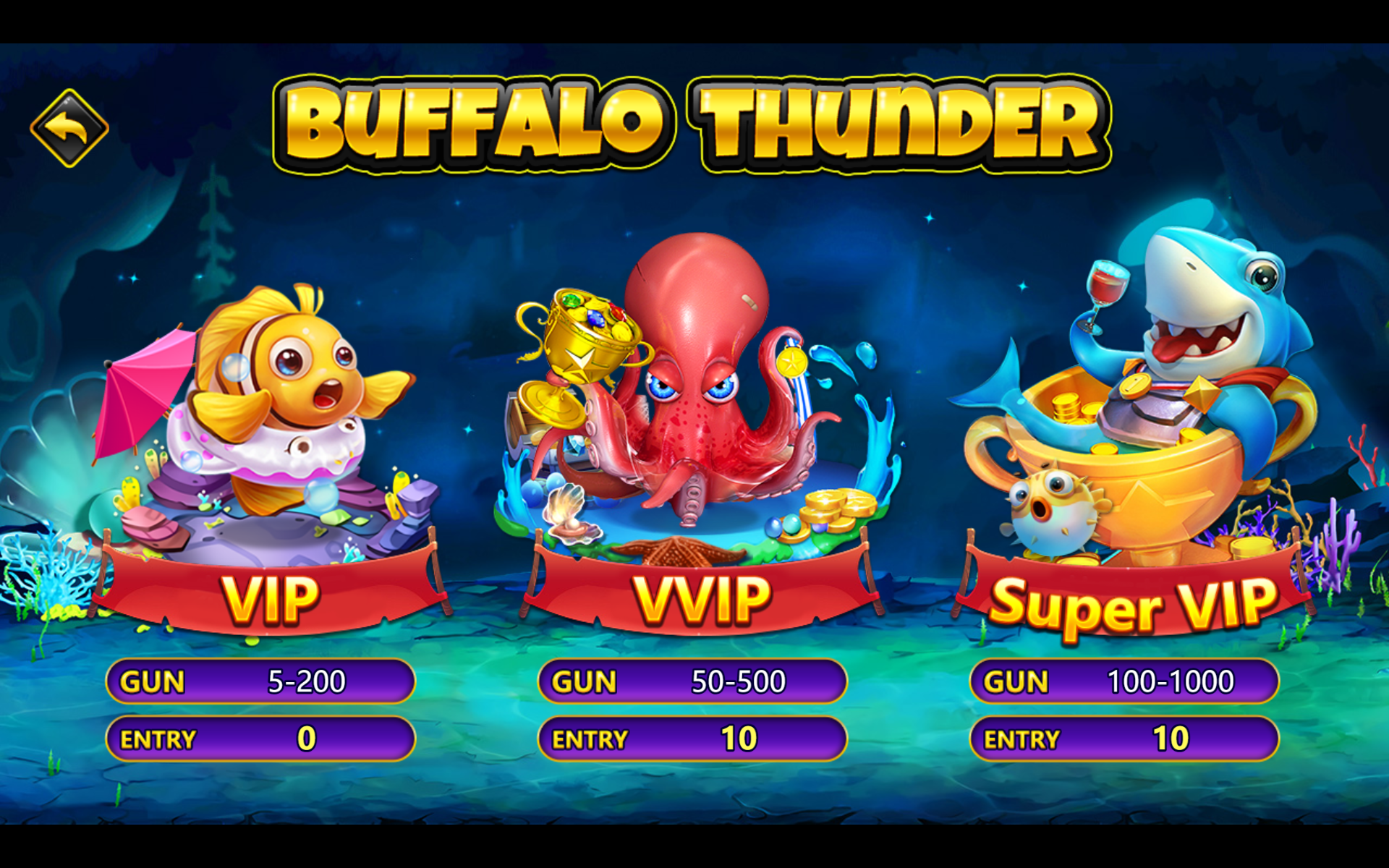 Acebook Buffalo Thunder - Fishing Game