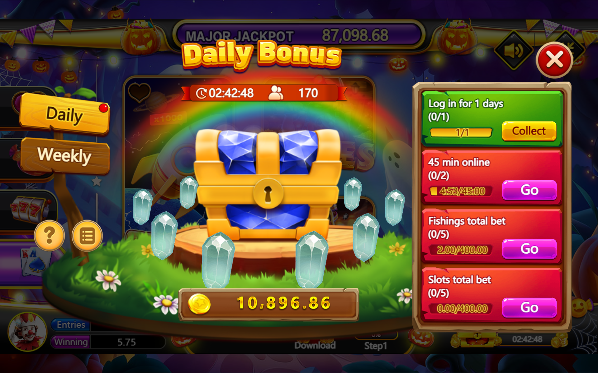 Acebook Daily Bonus