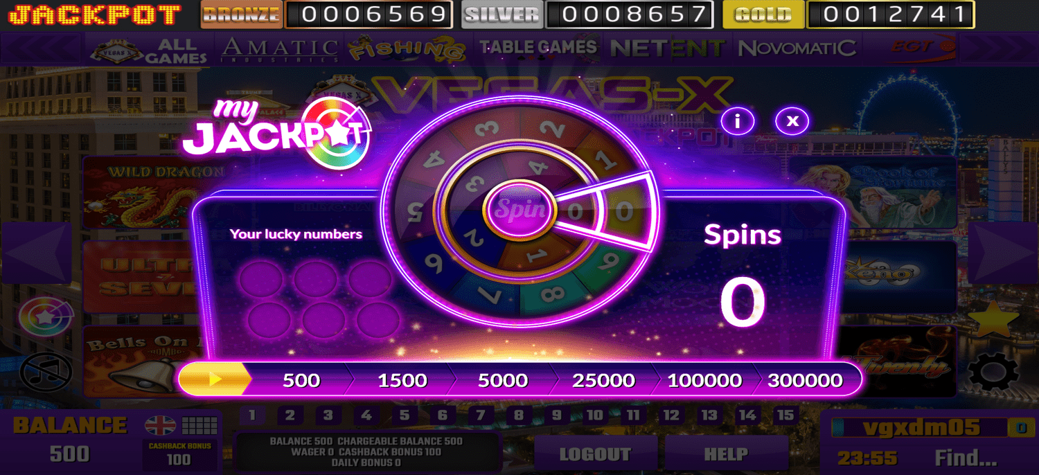 Vegas x - jackpot