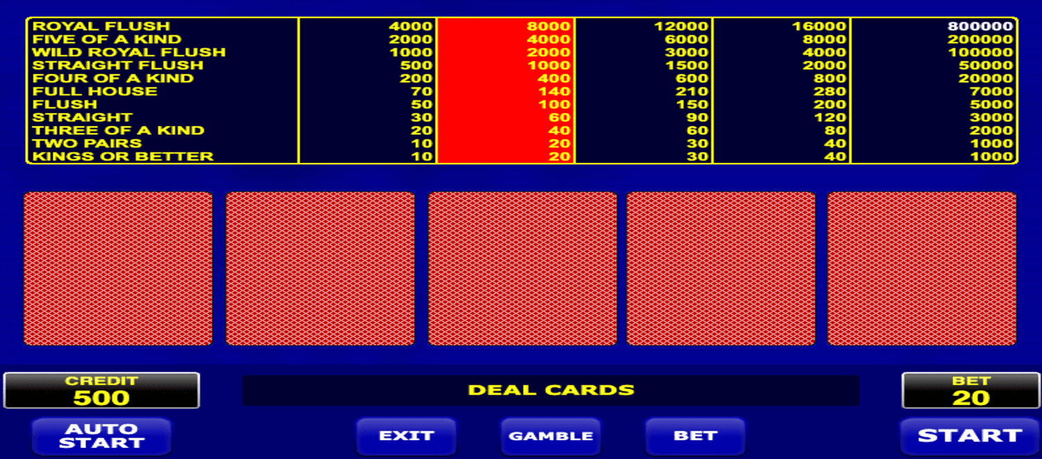 Vegas x - Joker Poker - table  game