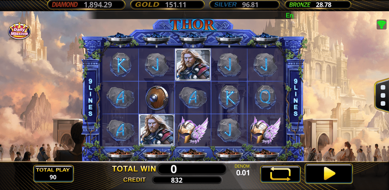 100 plus - Thor - slot game