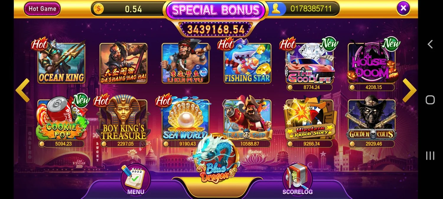 Blue Dragon - Game Screen Menu