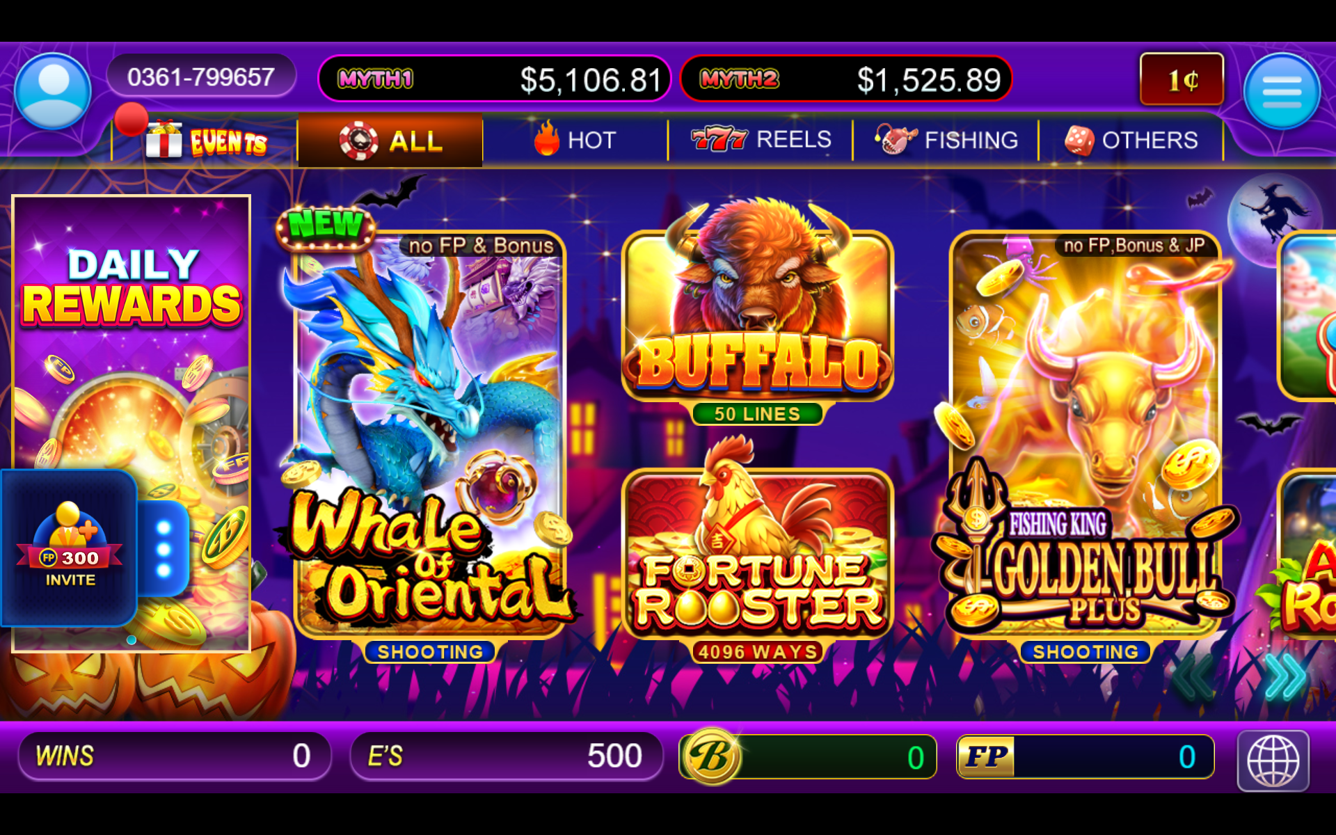 Fortune 2 go - Lobby