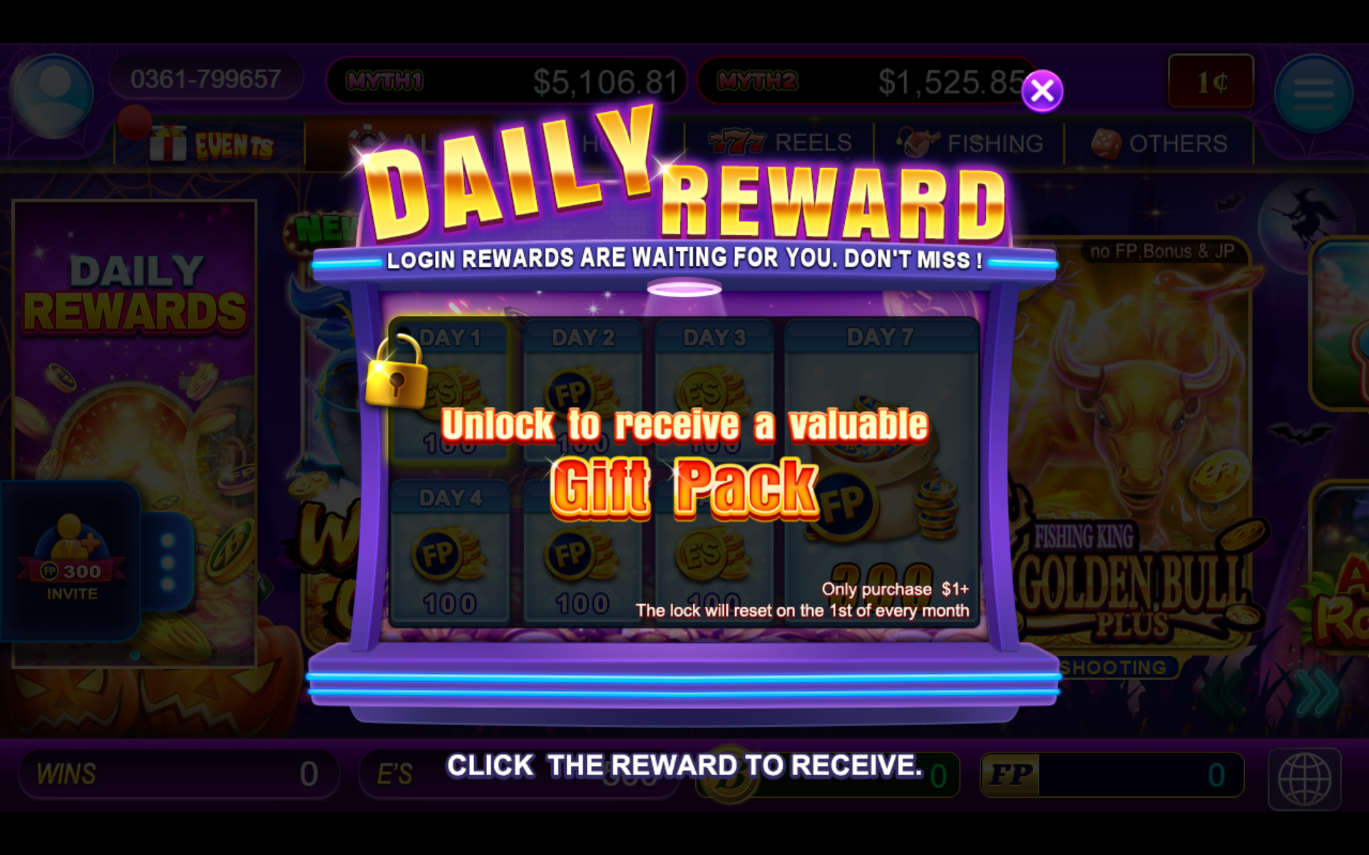 Fortune 2 go - Daily Reward 