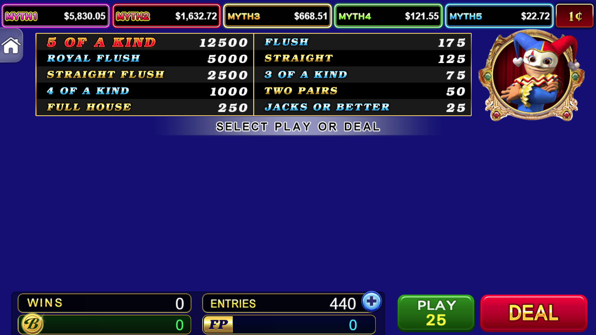 Fortune to Go- Poker Magic- Table Game