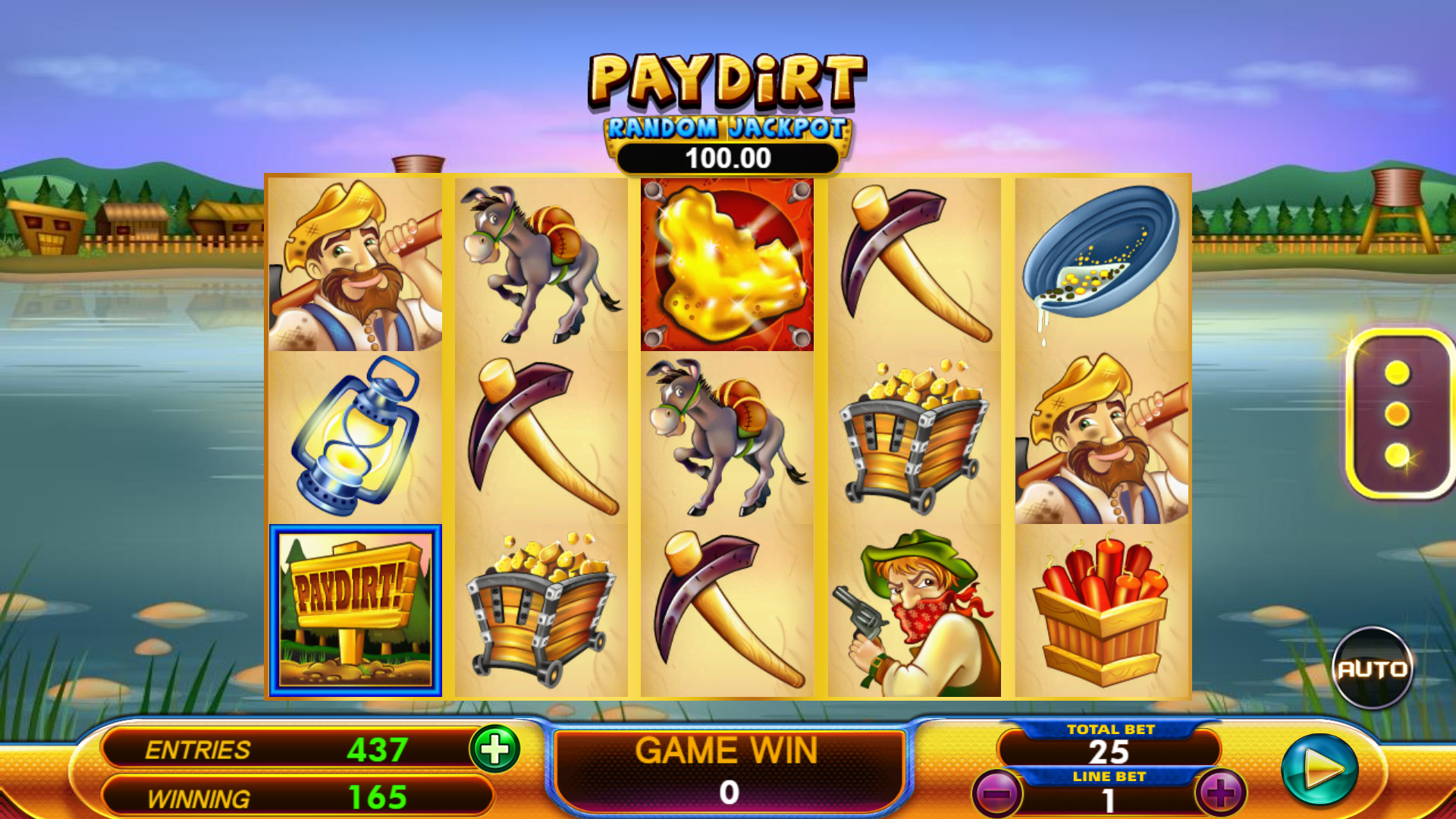 Fortuner's vault - paydirt - slot game