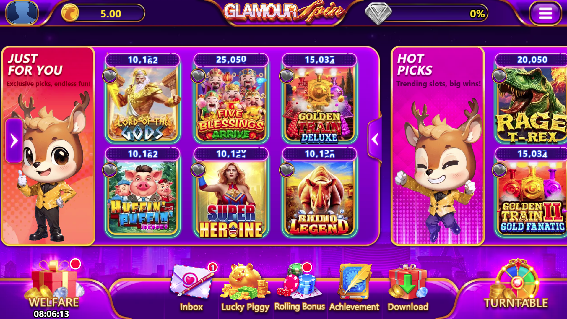 Glamour Spin- Lobby