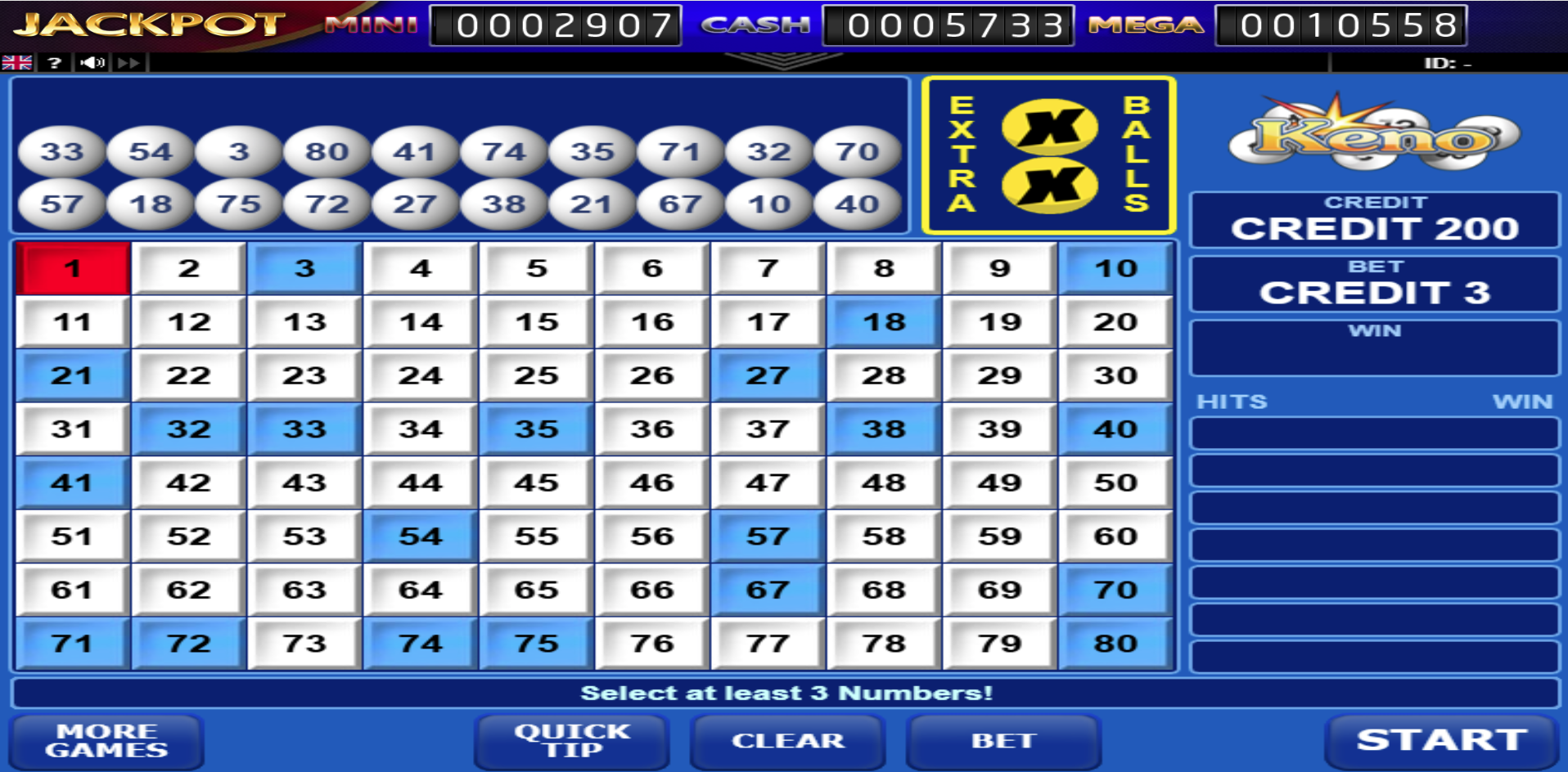 Grand X Bingo