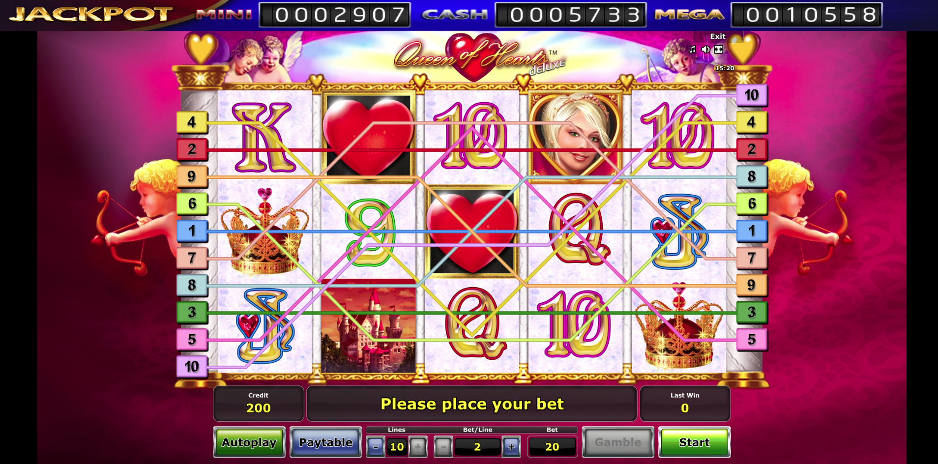 Grand X Queen of Hearts Slot Game