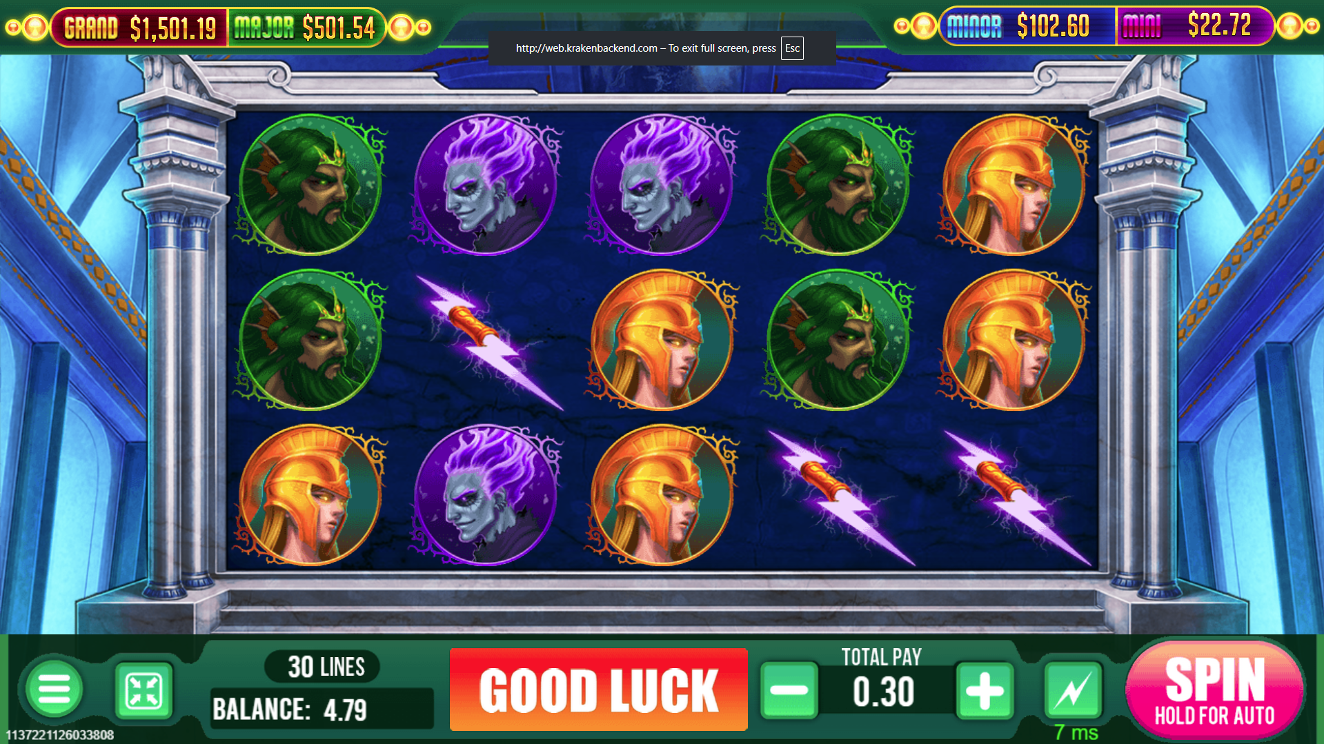 The Kraken- Medusa Strikes- Slot Game (Copy)