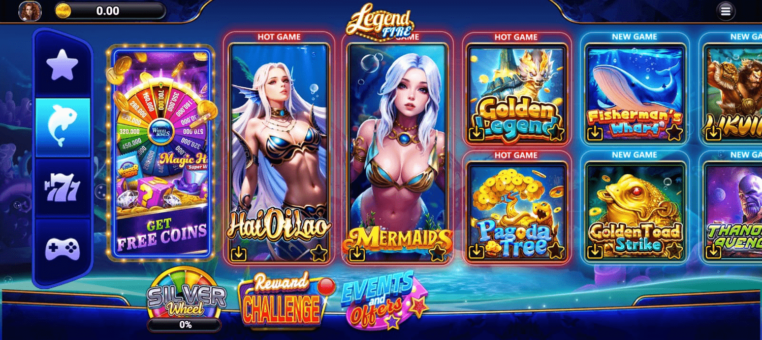 Legend Fire game lobby