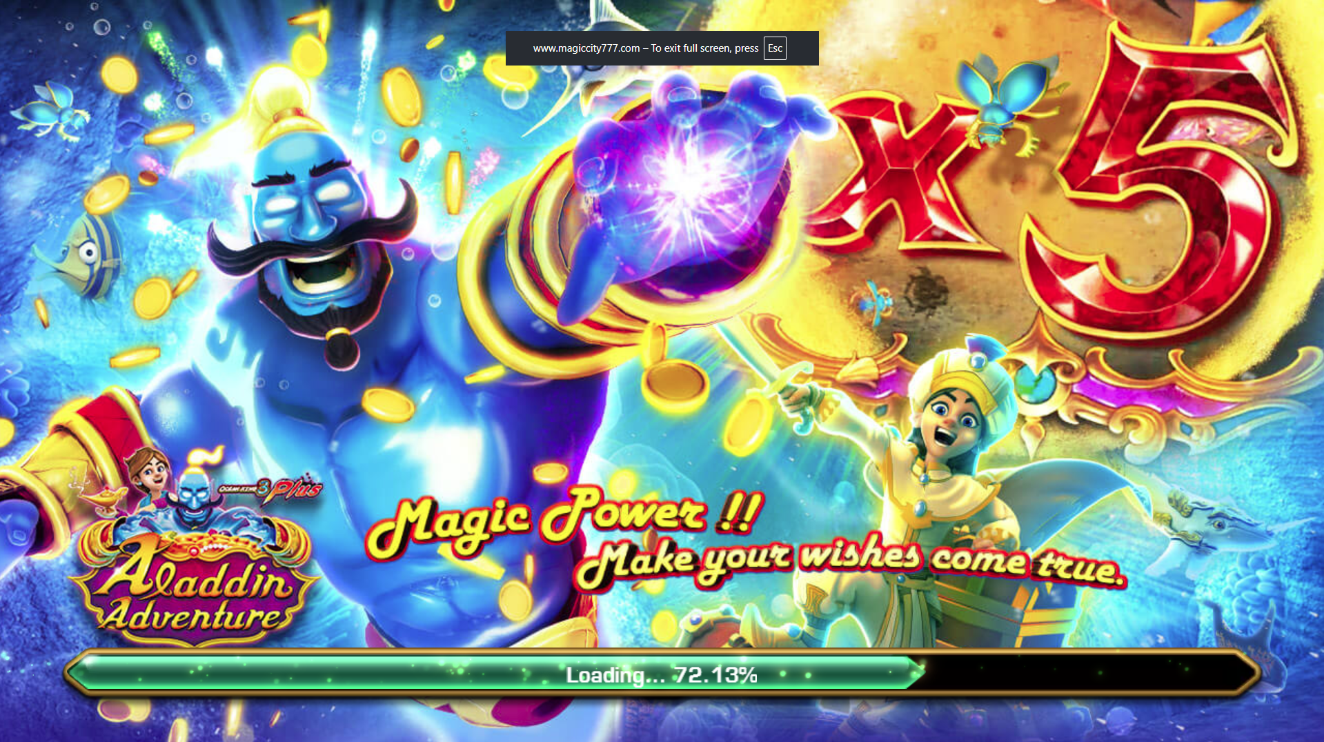 Magic City Aladdin Adventure-Fishing Game 