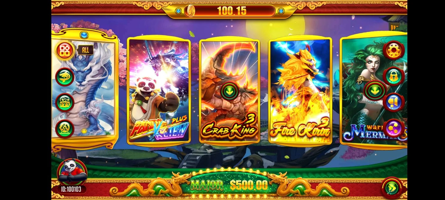 Panda Master Game Screen Menu