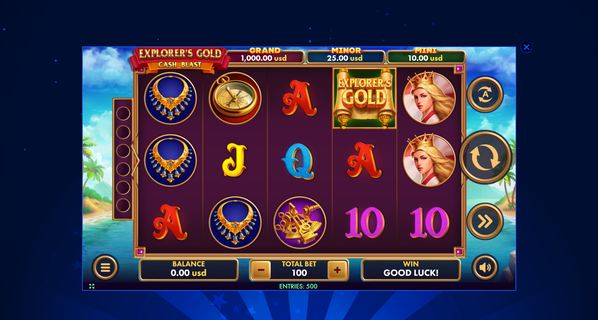 Planet Riches Explorer's Gold- Slot Game