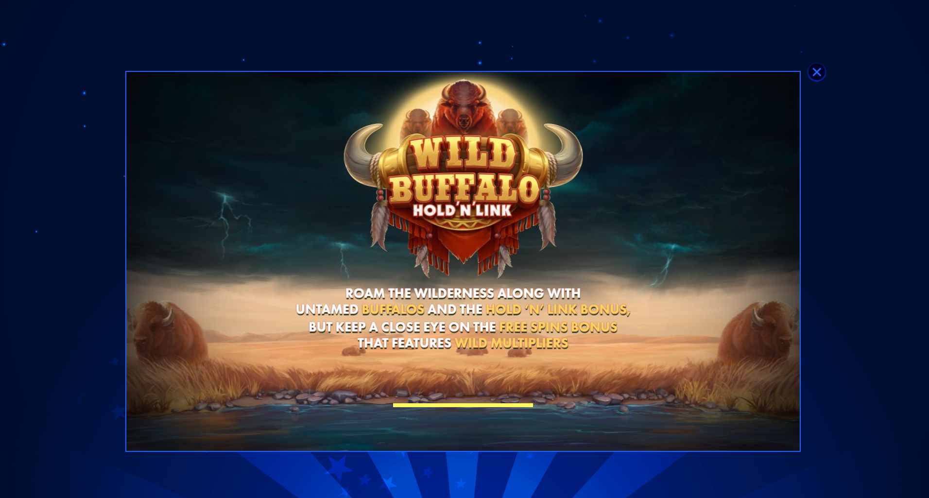 Planet Riches Wild Buffalo Slot Game