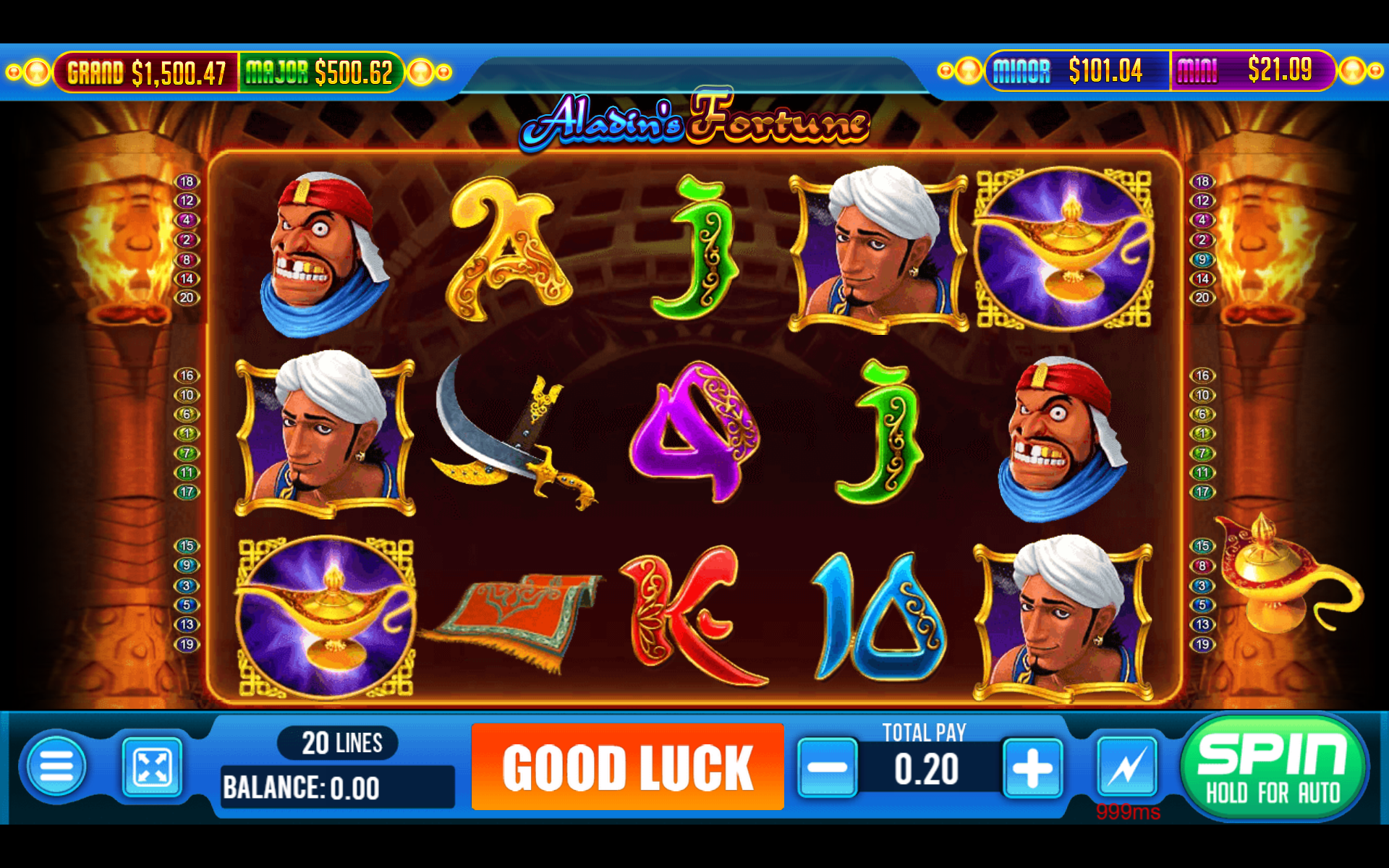 Milk Way Aladin's fortune - Slot Game
