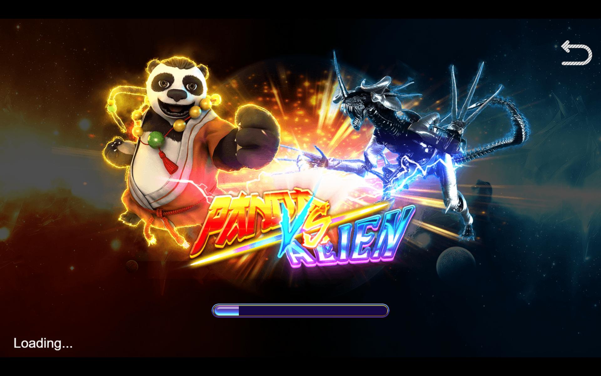 Milk Way Panda vs Alien - Fishing Game
