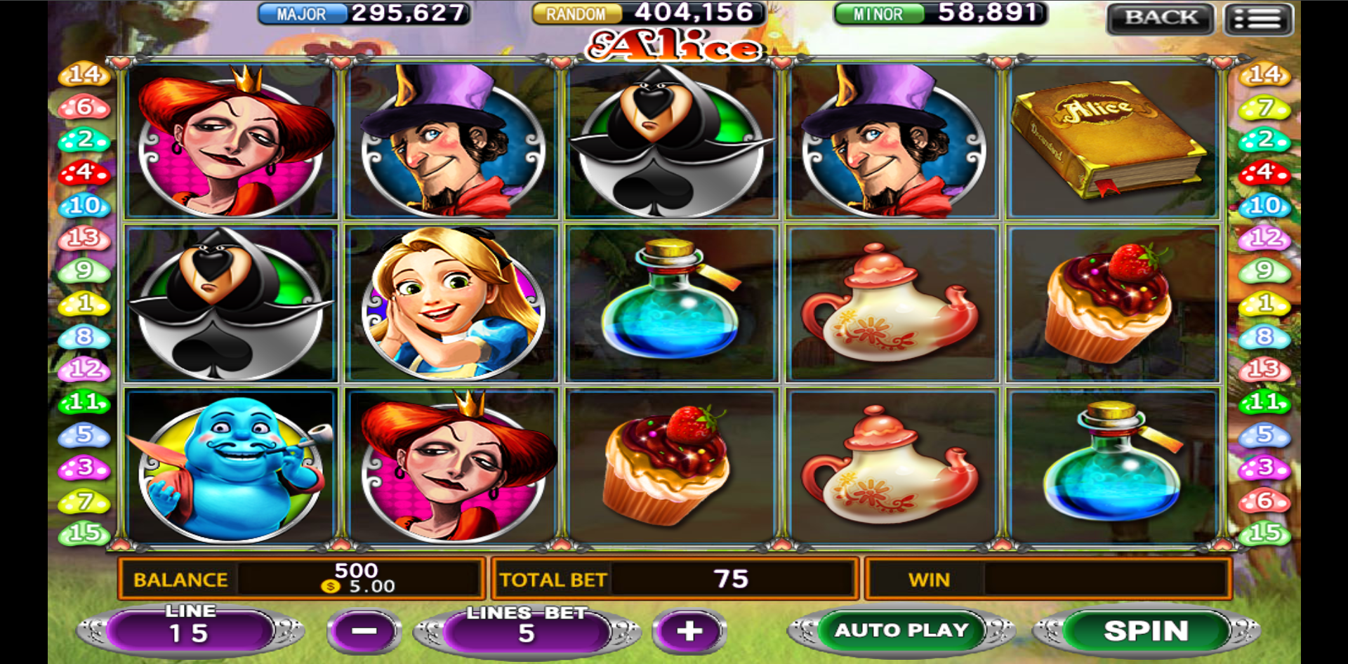 Legend Fire - Alice - slot game