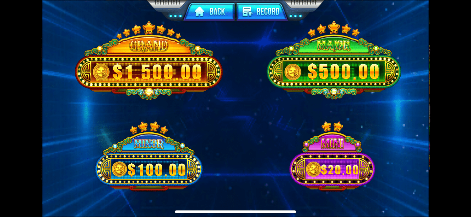 Moolah -Jackpot Screen