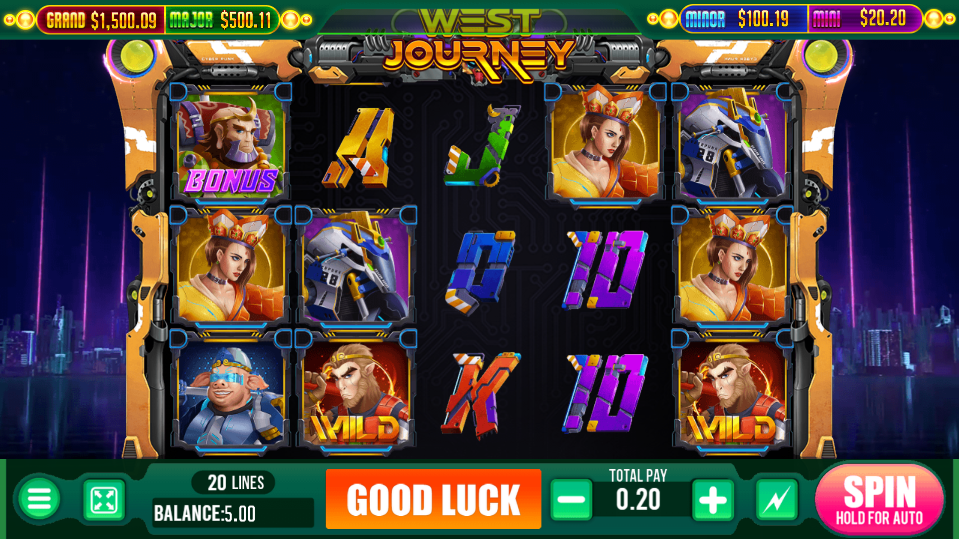 Moolah - Best in the West - slot game