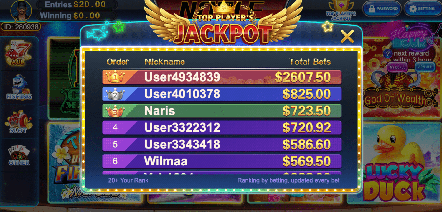 Noble - Jackpot BoardJackpot Board