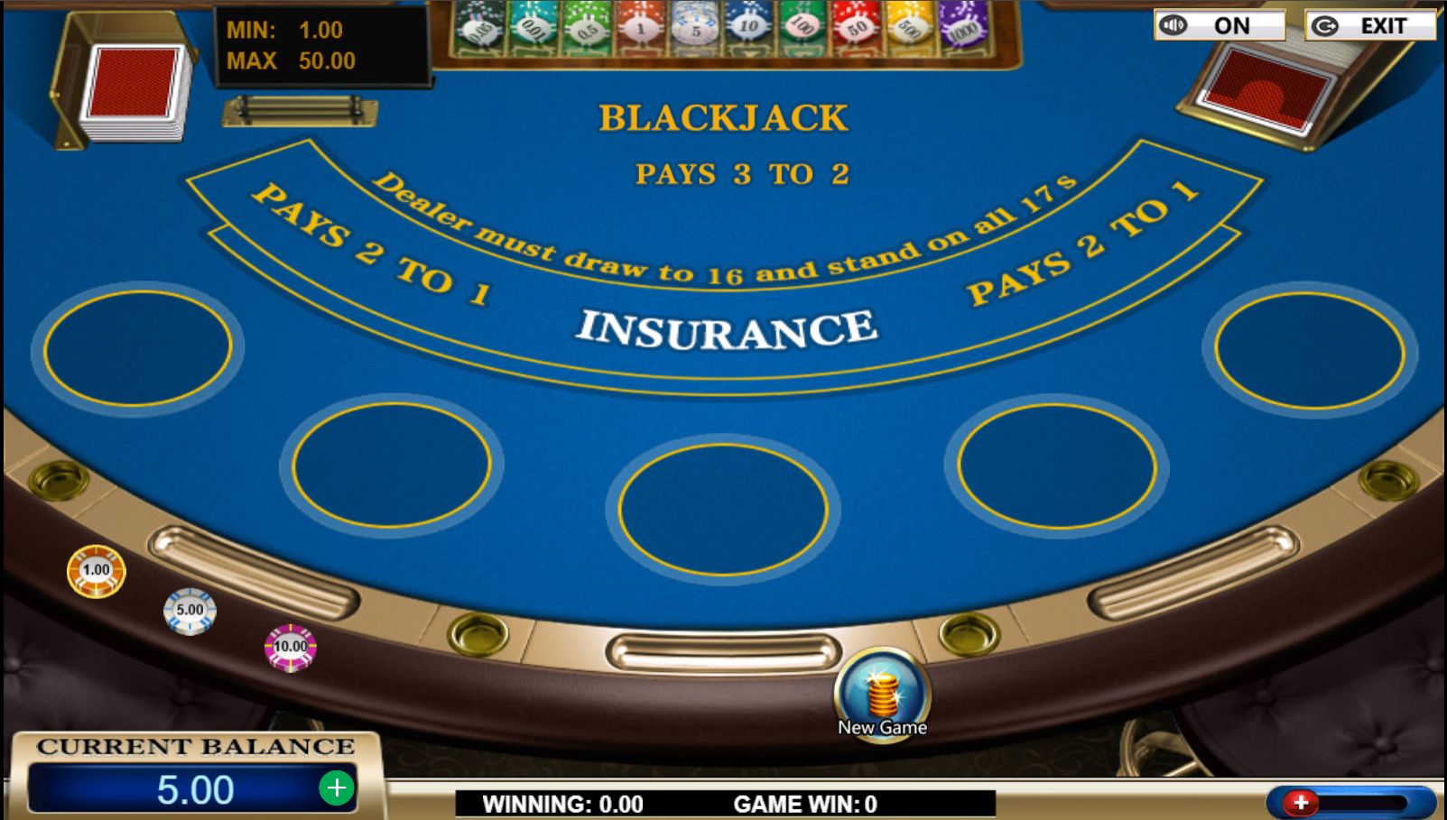Noble - Black Jack - table game