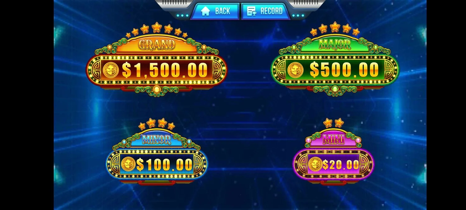 River Monster Jackpot Screen