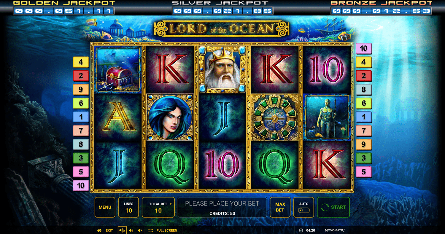 Skillmine - lord of the ocean - slot game