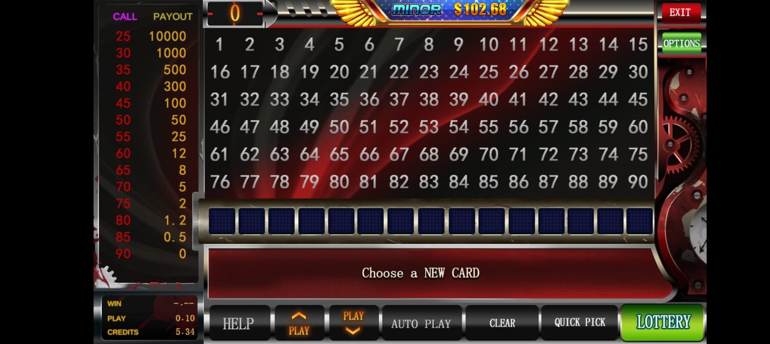 Touch of Luck Bingo Night