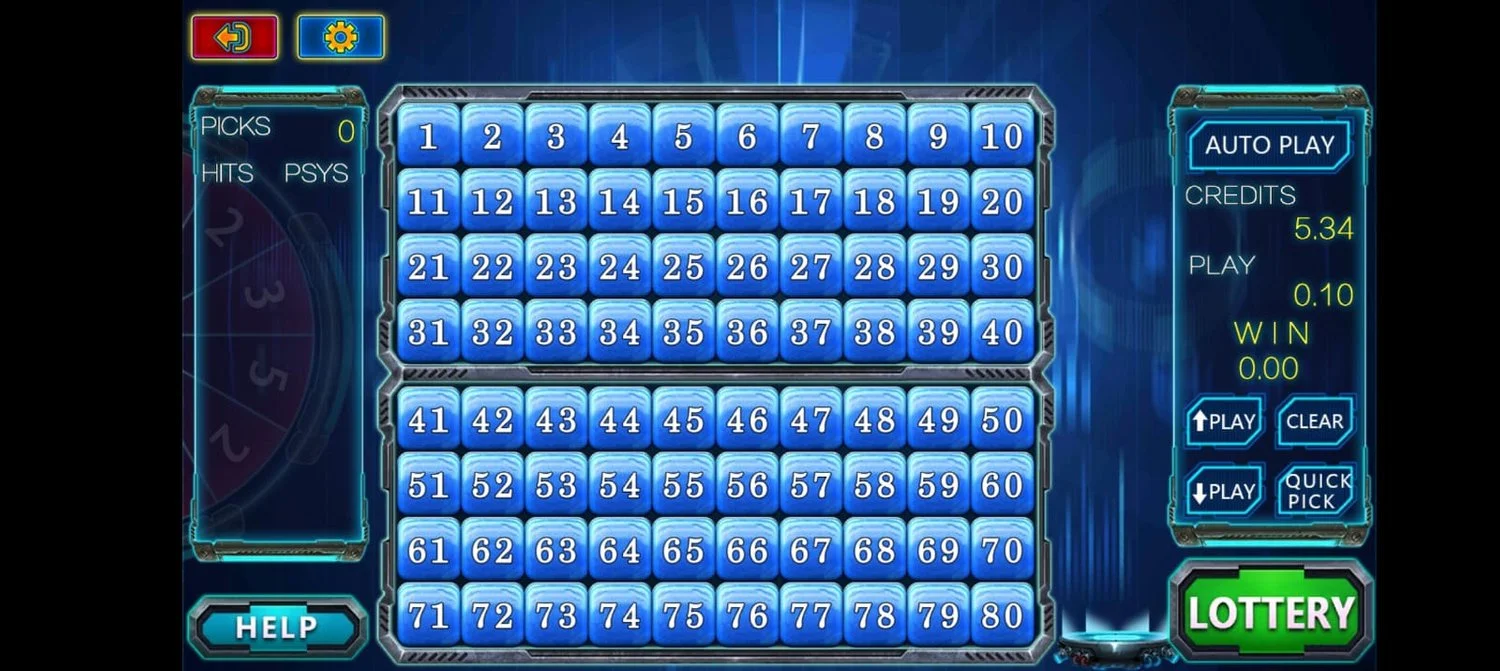 Touch of Luck Super Keno