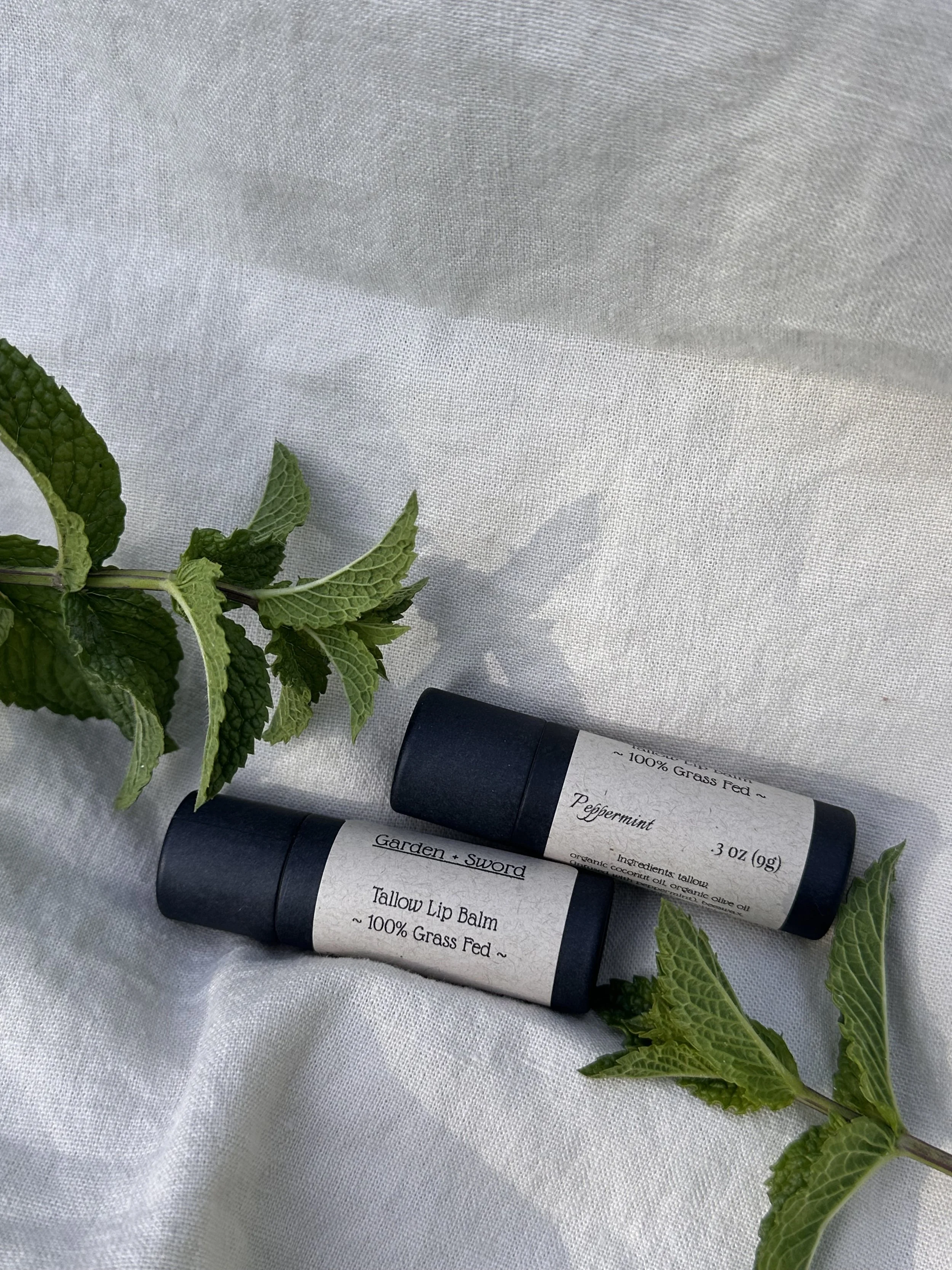 Peppermint | 100% Grass-Fed Tallow Lip Balm