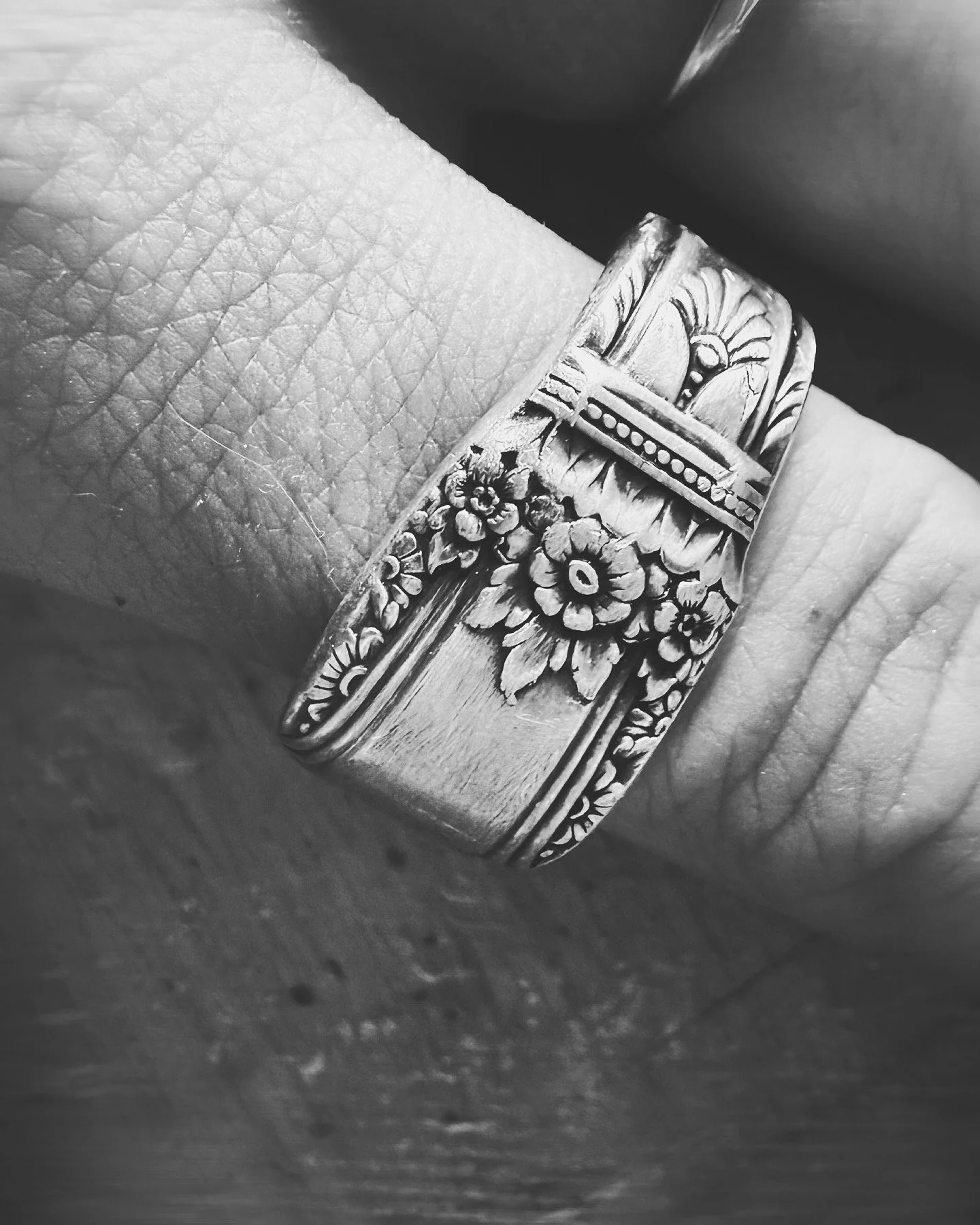 Vintage Charm Spoon Ring