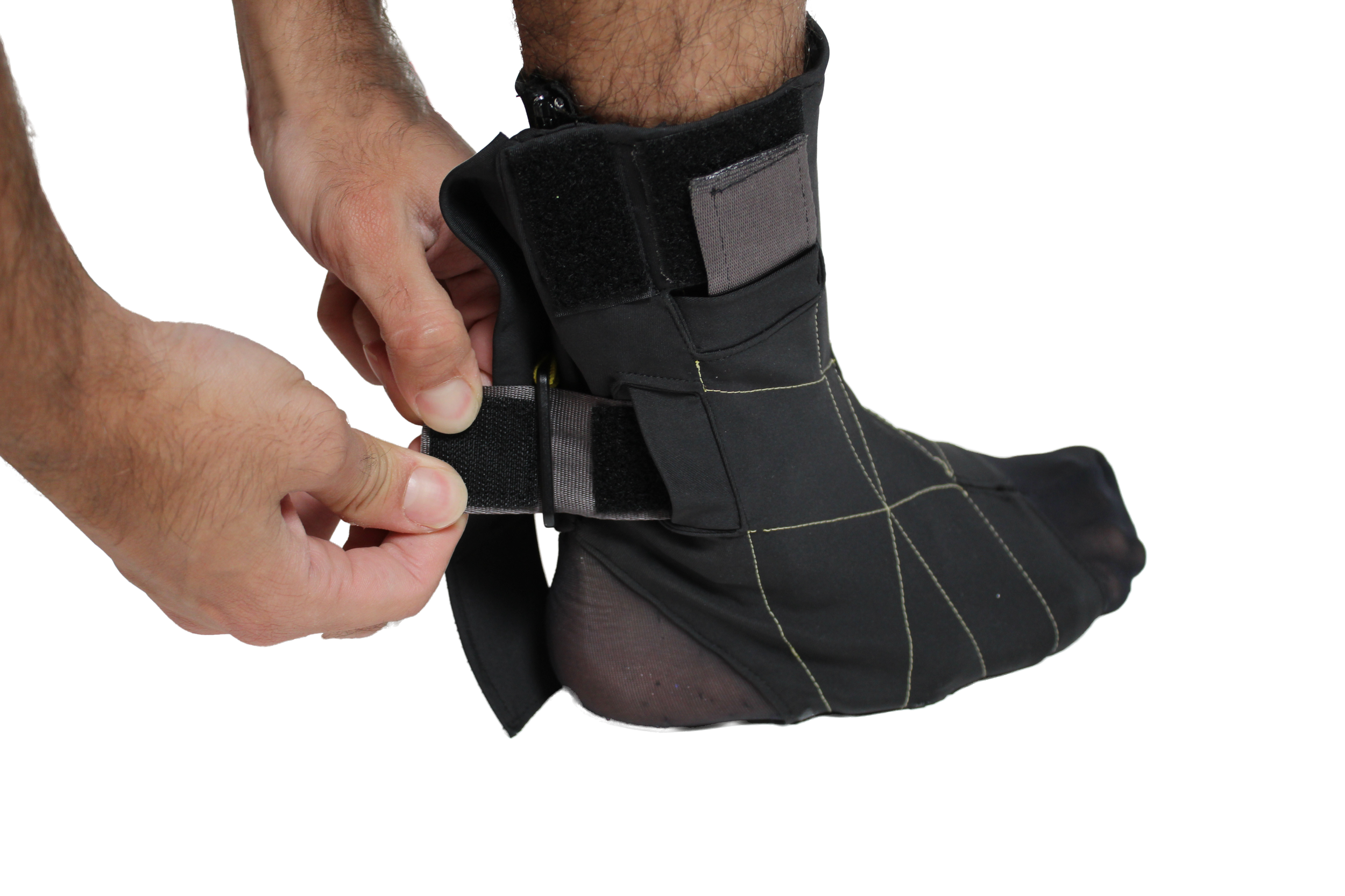 Looping straps together in the back